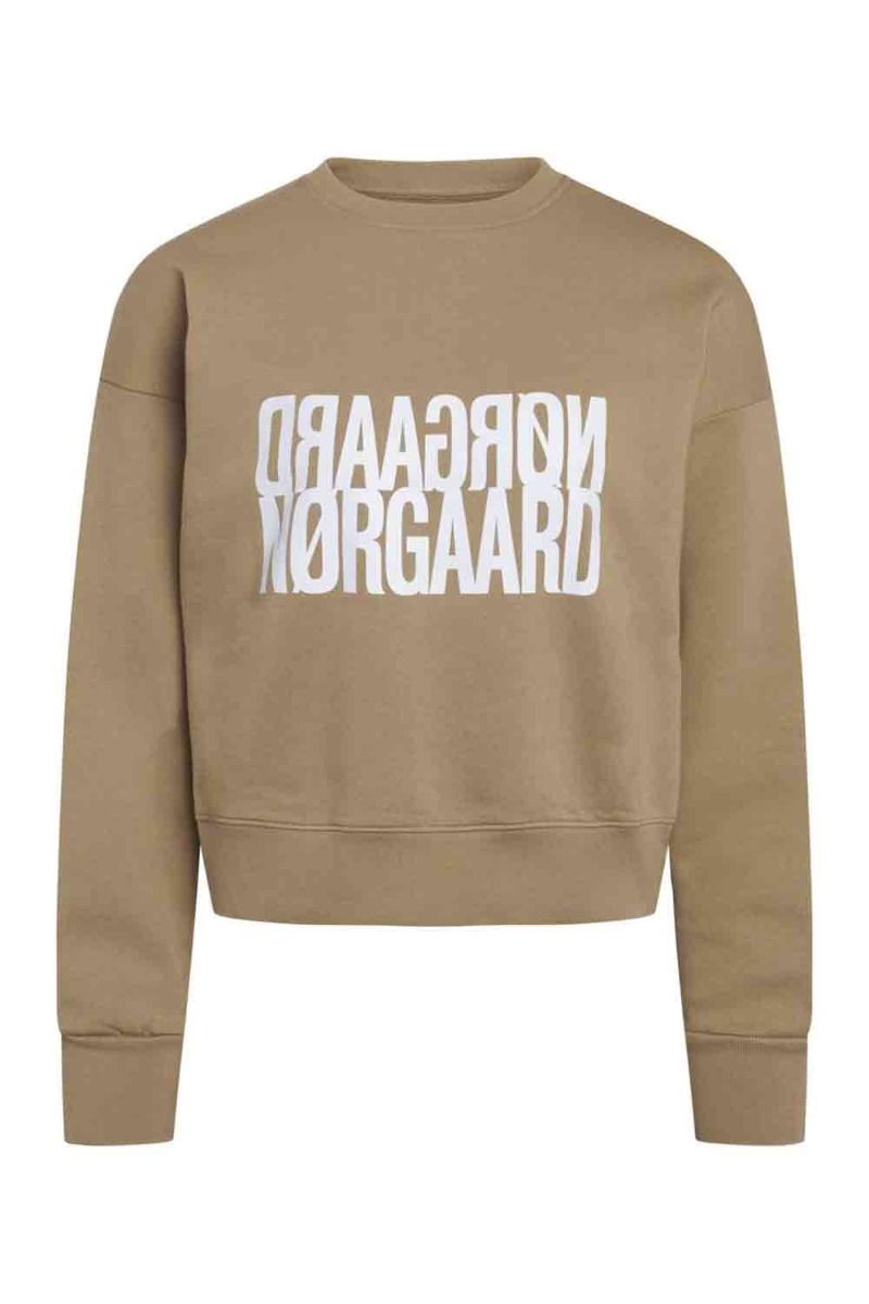 Mads Nørgaard - Sweat - Organic Sweat Tilvina - Warm Beige