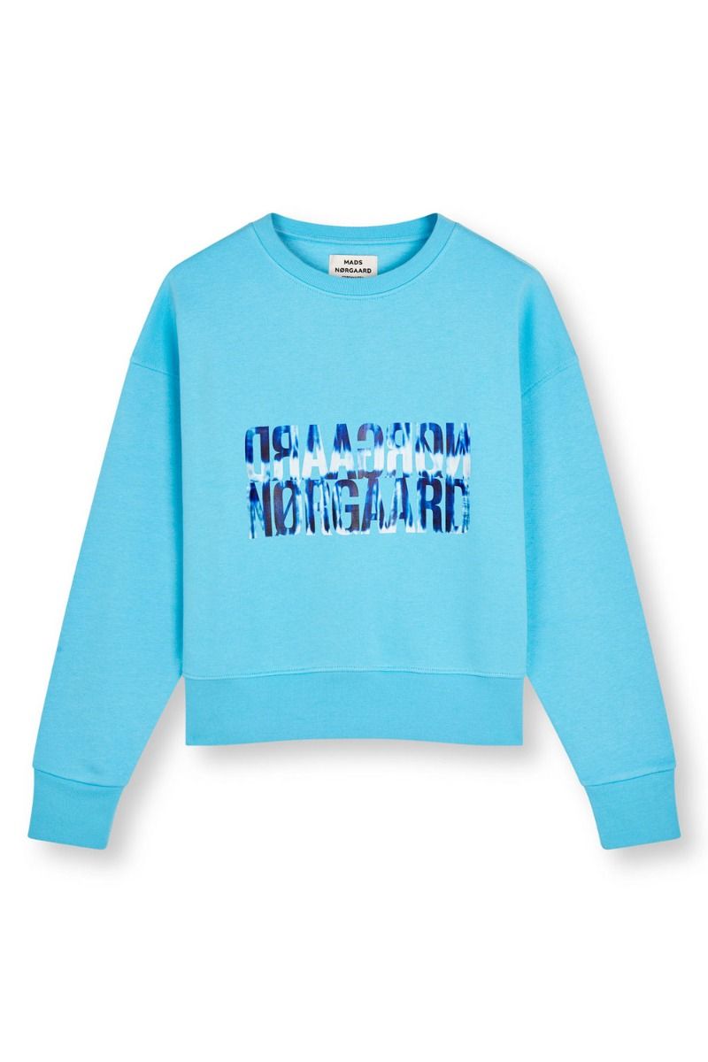 Mads Nørgaard  - Sweat - Organic Sweat Tilvina Sweatshirt - Aquarius