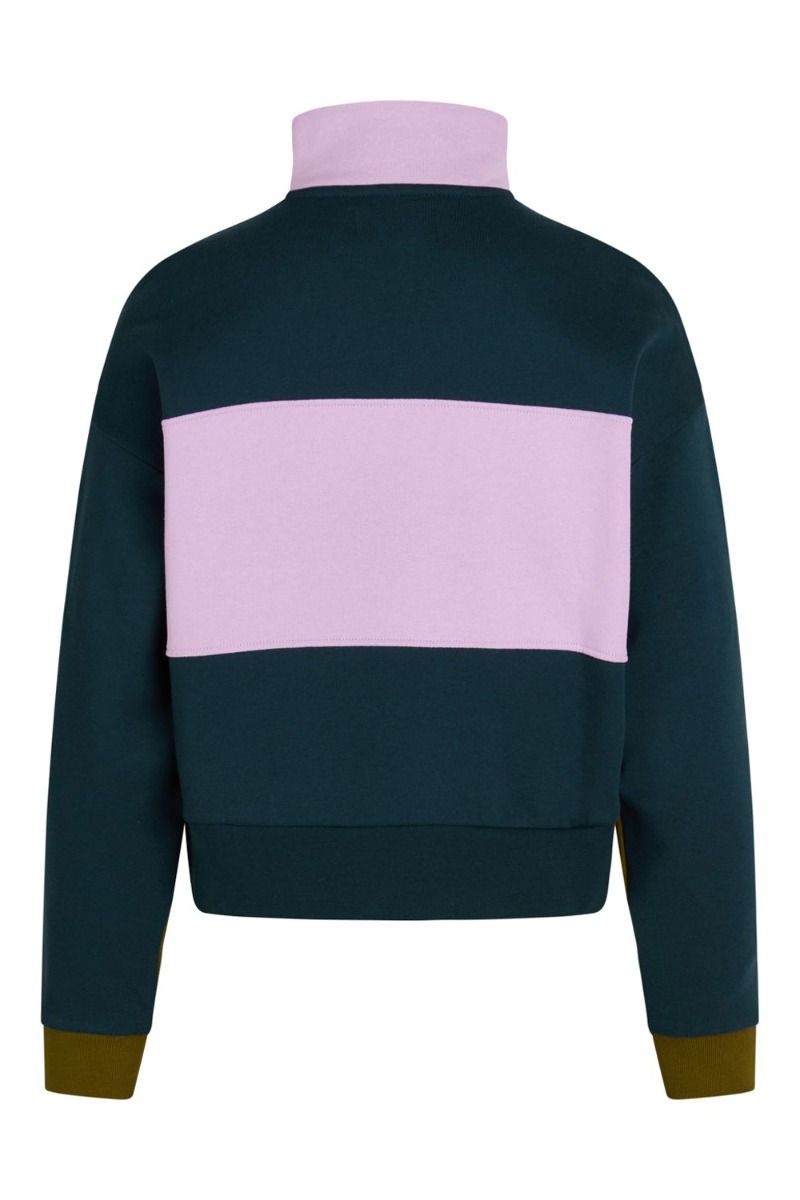 Mads Nørgaard - Sweatshirt - Organic Sweat Tally Block - Multi Lavendula