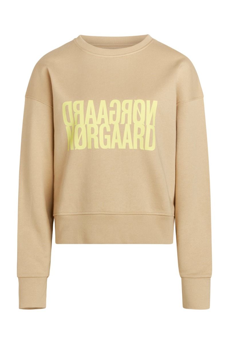 Mads Nørgaard - Sweatshirt - Organic Sweat Tilvina Sweatshirt - Croissant