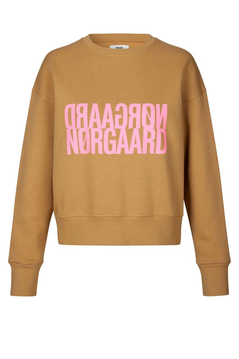Mads Nørgaard - Sweatshirt - Organic Sweat Tilvina Sweatshirt - Iced Coffee
