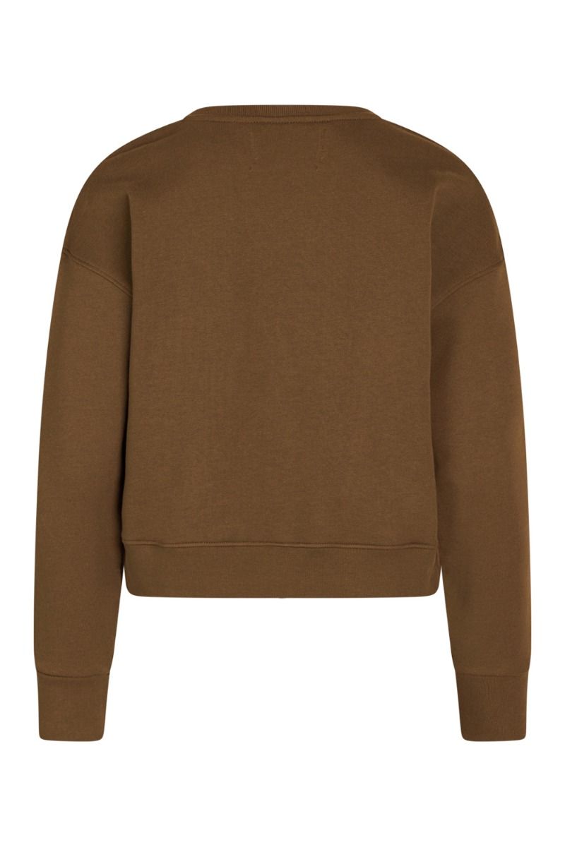 Mads Nørgaard - Sweatshirt - Organic Sweat Tilvina Sweatshirt - Desert Palm