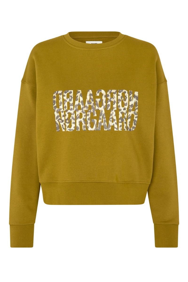 Mads Nørgaard - Sweatshirt - Organic Sweat Tilvina Sweatshirt - Plantation