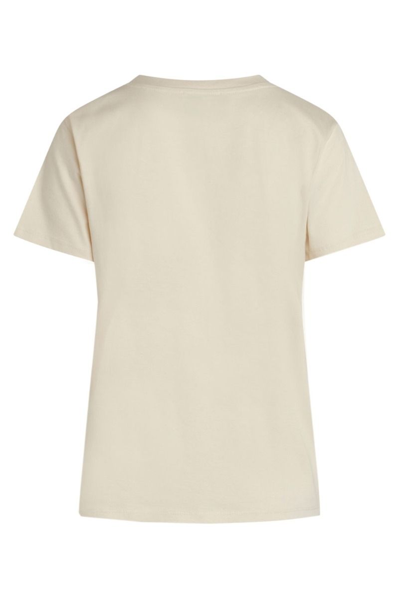Mads Nørgaard - T-Shirt - Single Organic Trenda P Tee - Whitecap Grey