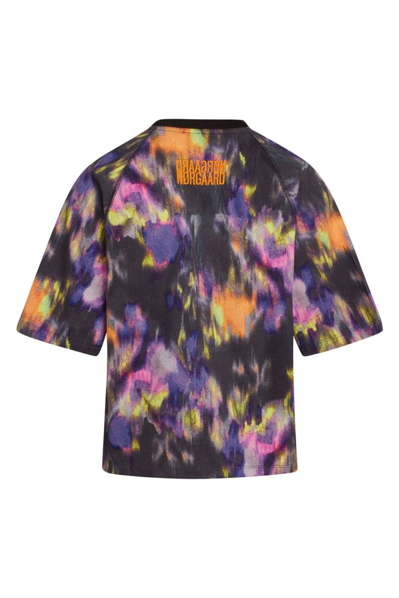 Mads Nørgaard - T-shirt - Trista Tee Heavy Single - Multi Purple Hebe