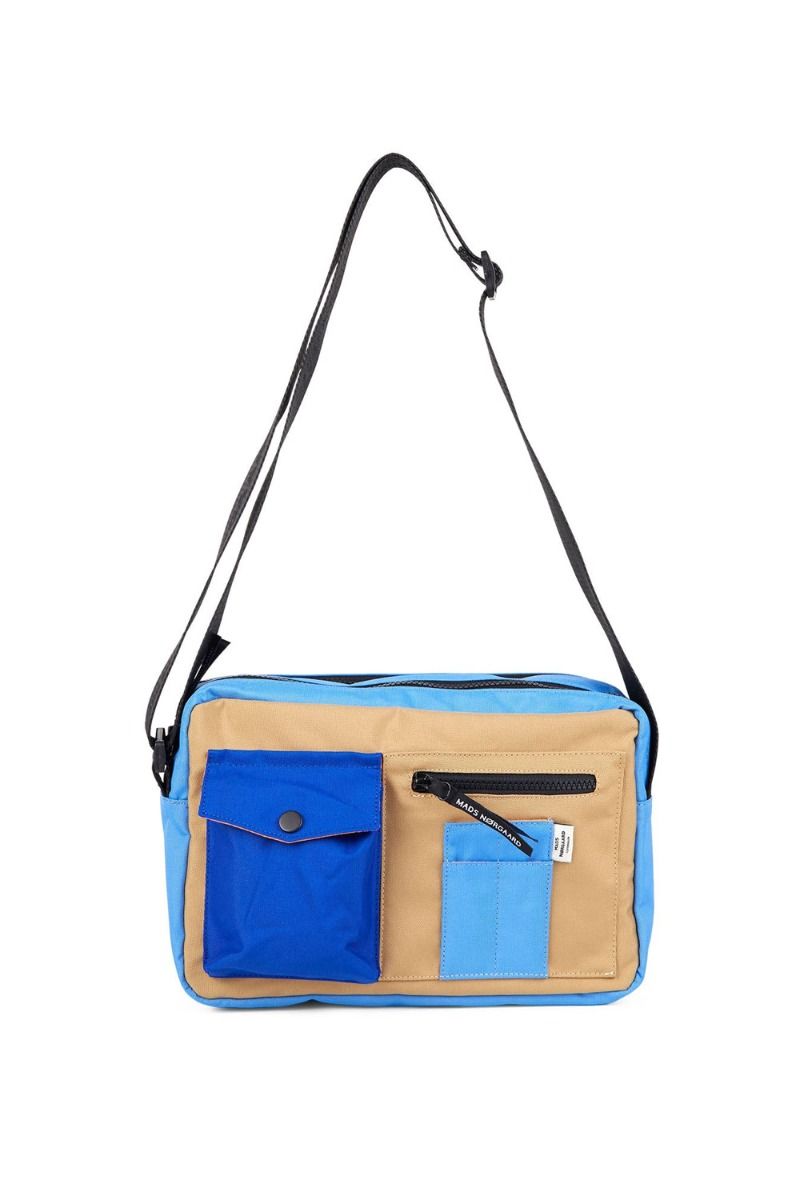 Mads Nørgaard - Taske - Bel One Cappa Mix - Beige/Blue