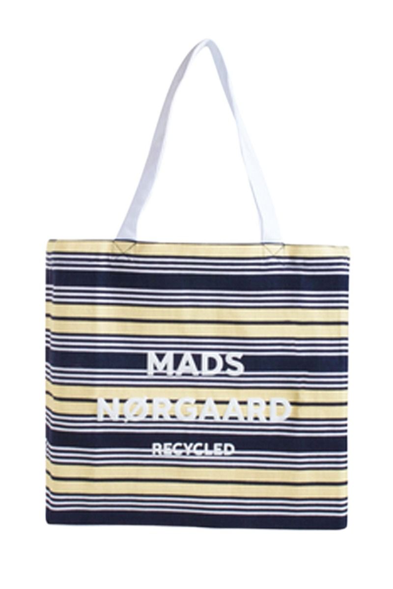 Mads Nørgaard  - Taske - Boutique Athene - Black/Pale Banana/White