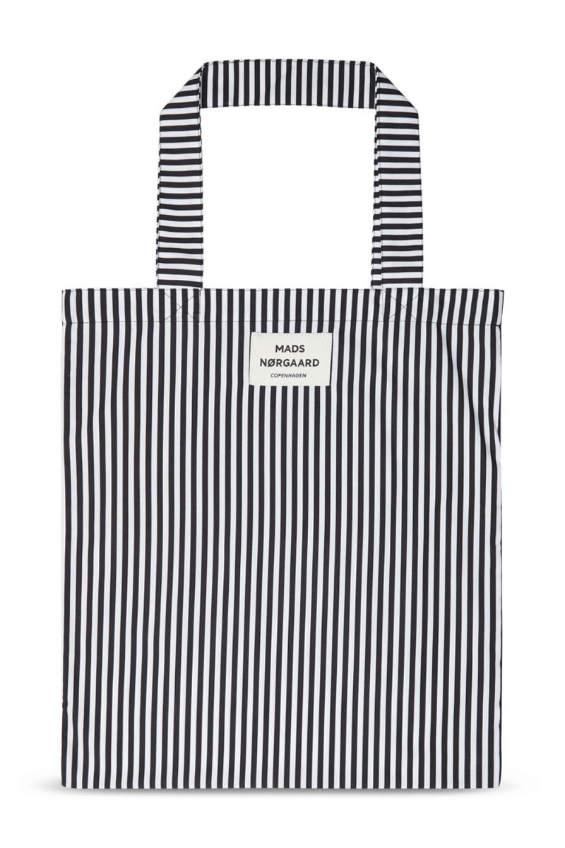 Mads Nørgaard - Taske - Sacky Atoma Bag - Black/White