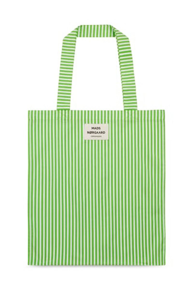 Mads Nørgaard - Taske - Sacky Atoma Bag - Classic Green/White