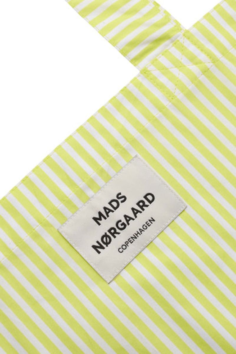Mads Nørgaard - Taske - Sacky Atoma Bag - Sunny Lime/White