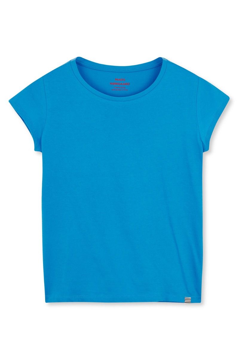 Mads Nørgaard - T-shirt - Organic Jersey Teasy Tee FAV - Dazzling Blue
