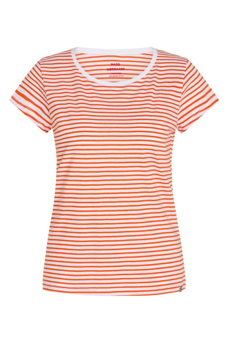 Mads Nørgaard - T-shirt - Teasy Tee FAV - Puffin's Bill/Brilliant White