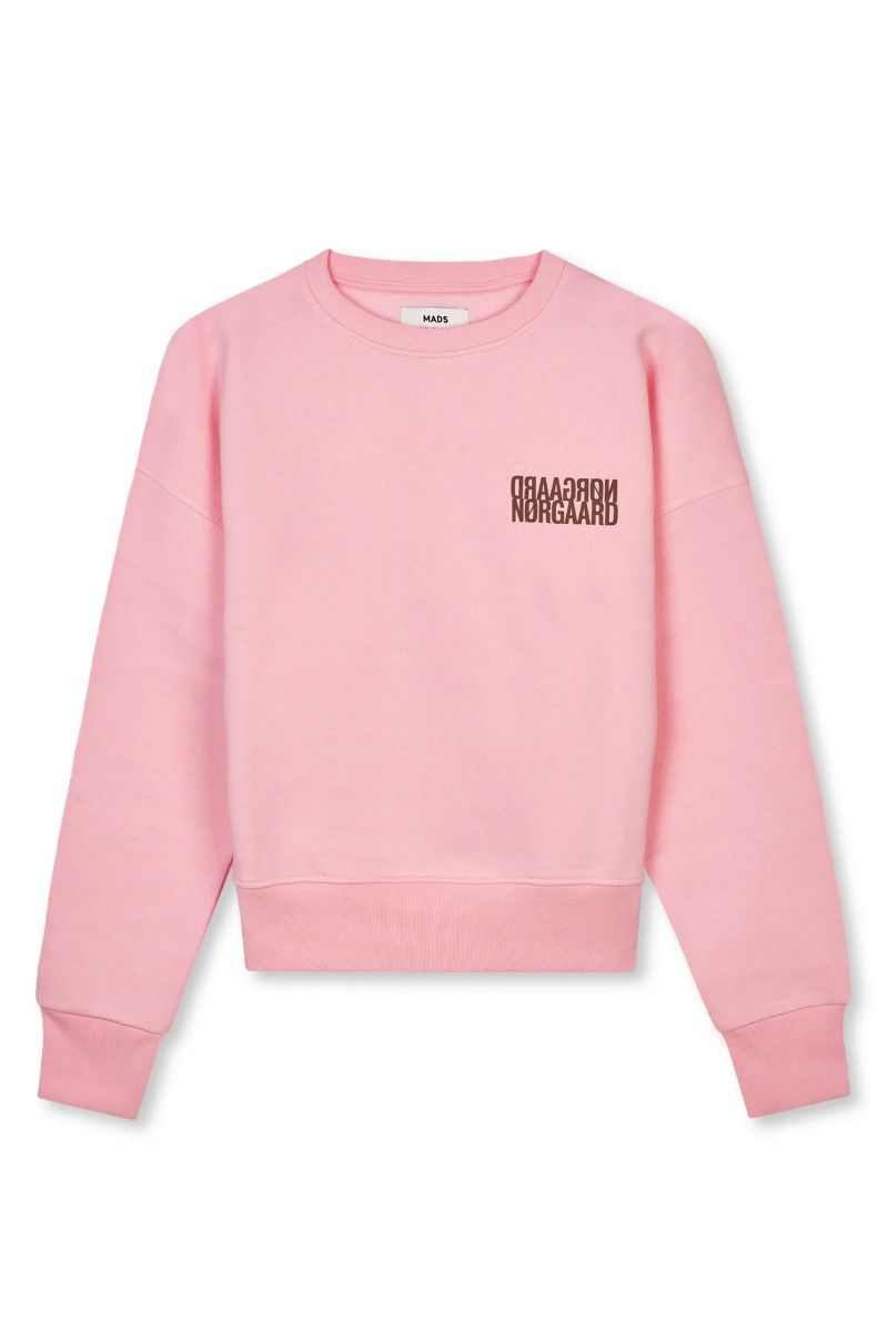 Mads Nørgaard - Sweat - Organic Sweat Tilvina Sweatshirt - Candy Pink