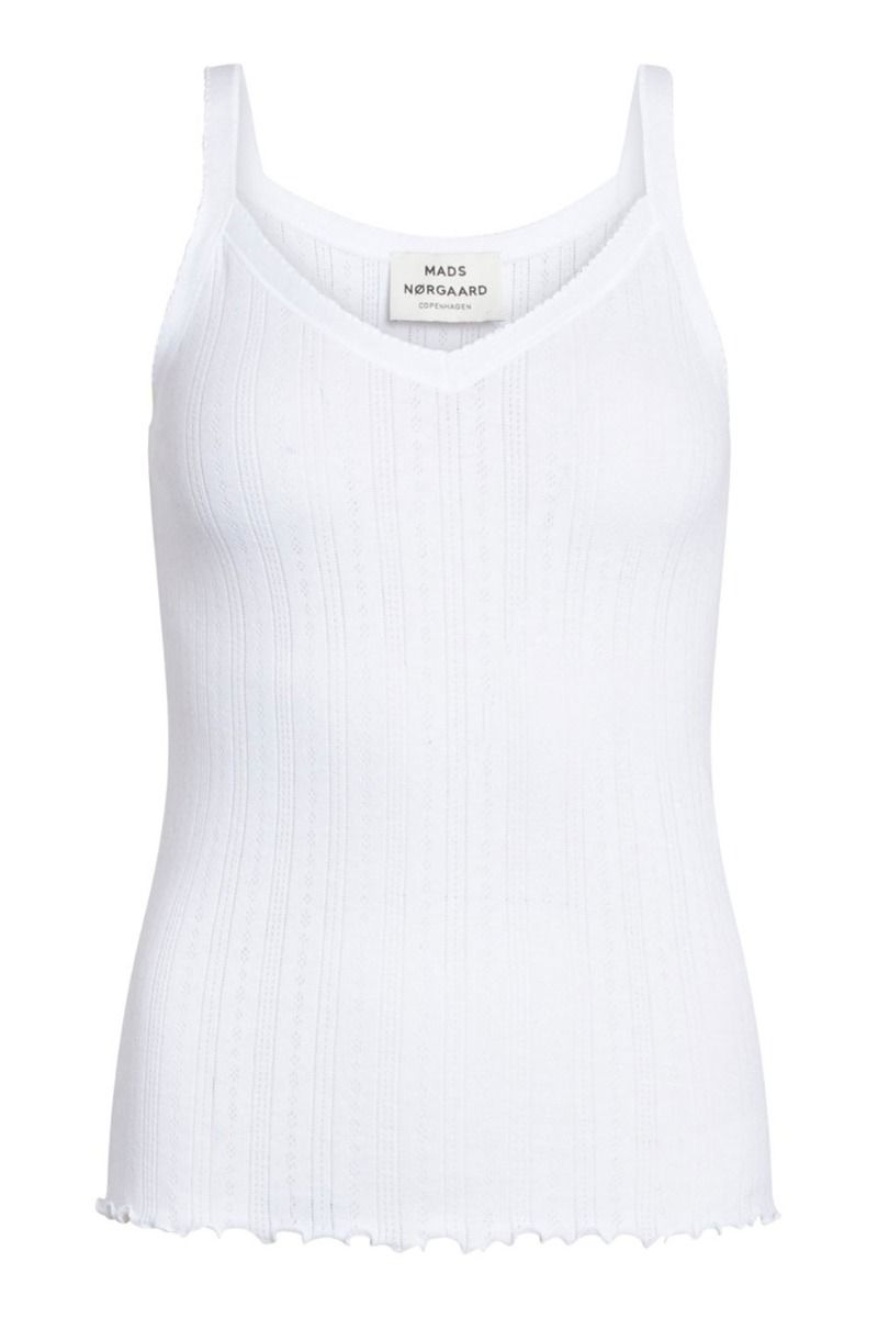 Mads Nørgaard - Top - Pointella Trille - White