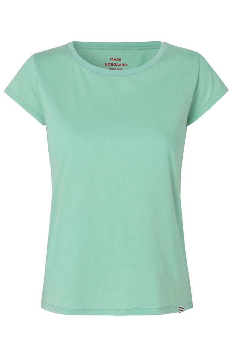 Mads Nørgaard - T-shirt - Organic Jersey Teasy Tee FAV - Light Grass Green
