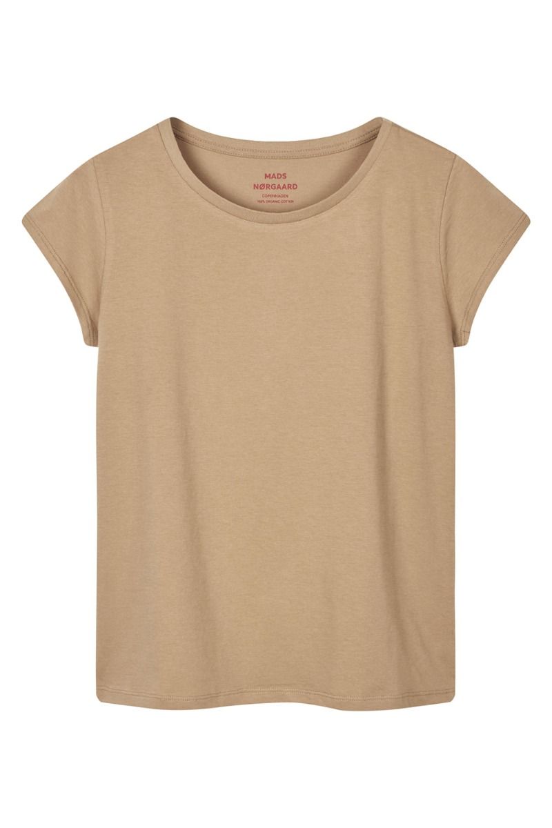 Mads Nørgaard - T-shirt - Organic Jersey Teasy Tee FAV - Tiger'S Eye