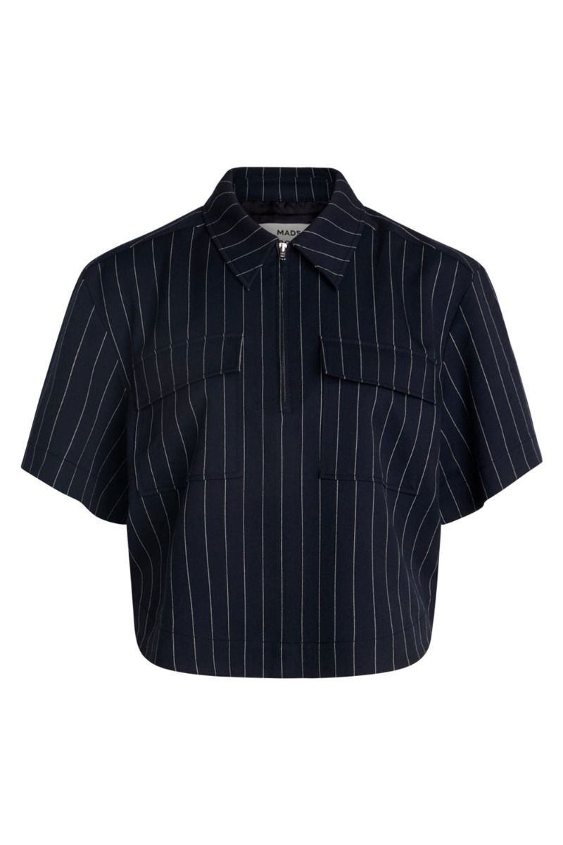 Mads Nørgaard - T-shirt - Pintech Sia Shirt Sky - Captain/Snow White