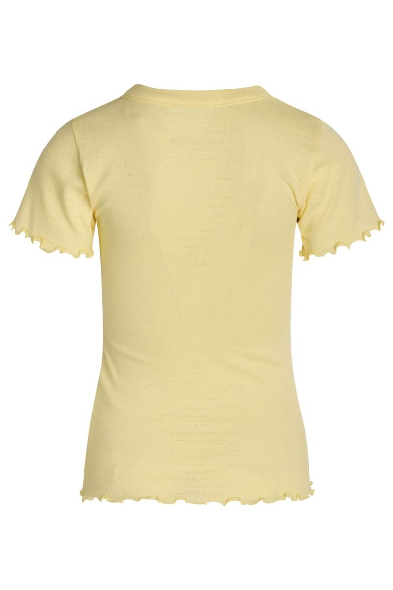 Mads Nørgaard  - T-shirt - Pointella Trixa Tee - Double Cream