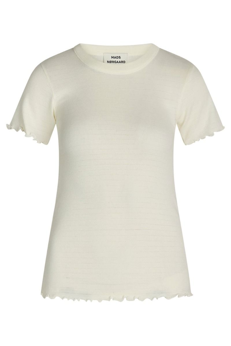 Mads Nørgaard - T-shirt - Pointella Trixa Tee - Vanilla Ice