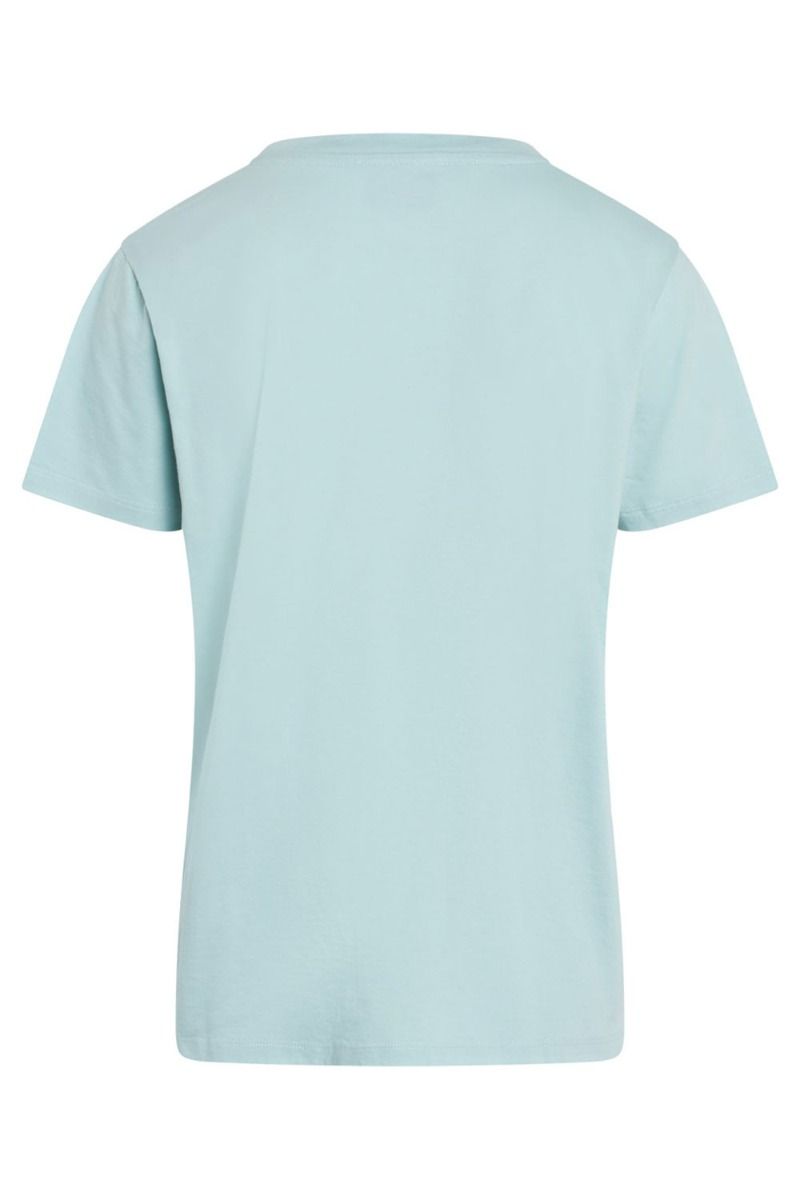 Mads Nørgaard - T-shirts - Single Organic Trenda P - Aqua