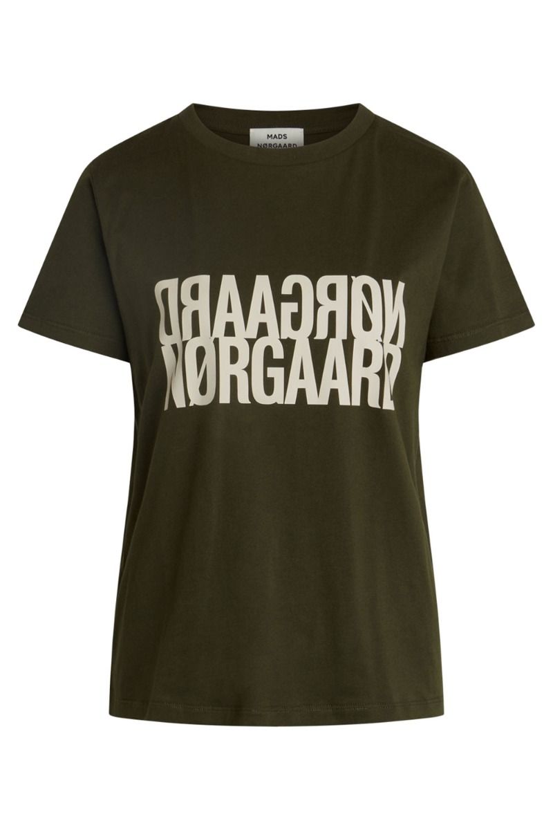 Mads Nørgaard - T-shirt - Single Organic Trenda P Tee - Forest Night