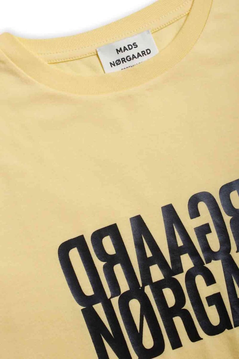 Mads Nørgaard - T-shirt - Single Organic Trenda - Pale Banana