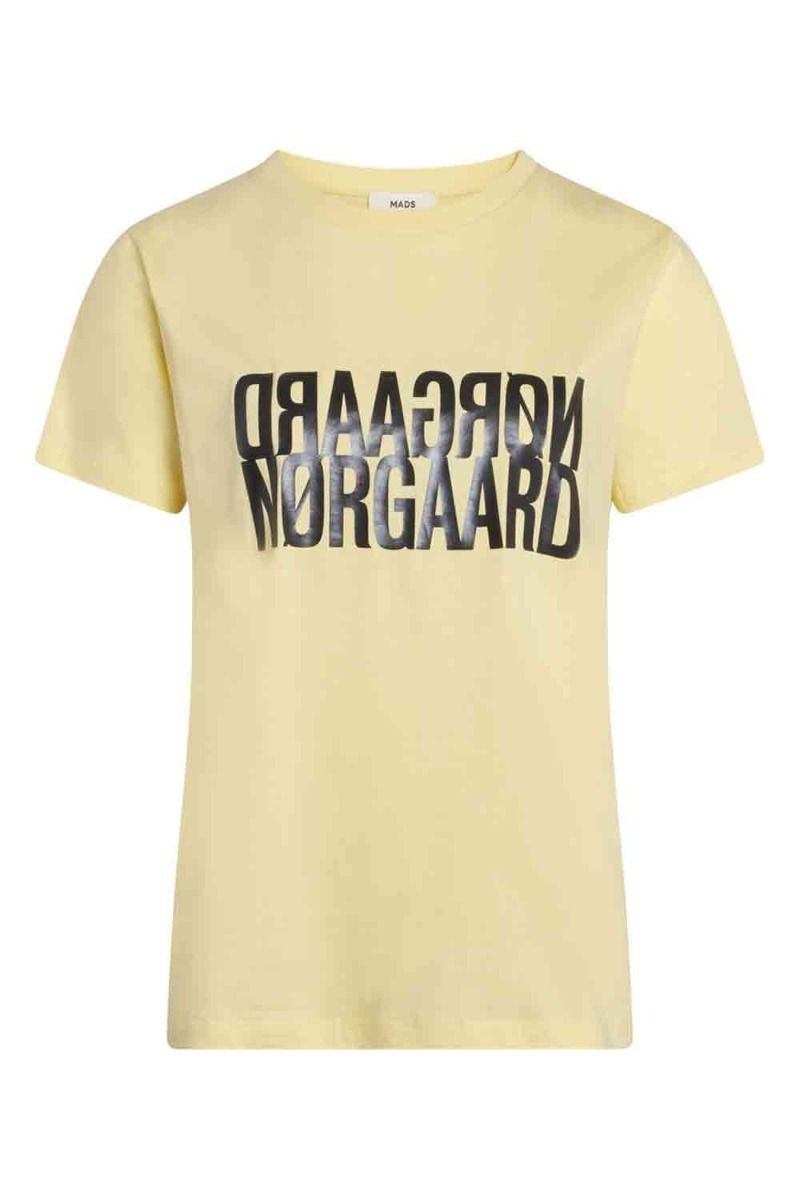 Mads Nørgaard - T-shirt - Single Organic Trenda - Pale Banana