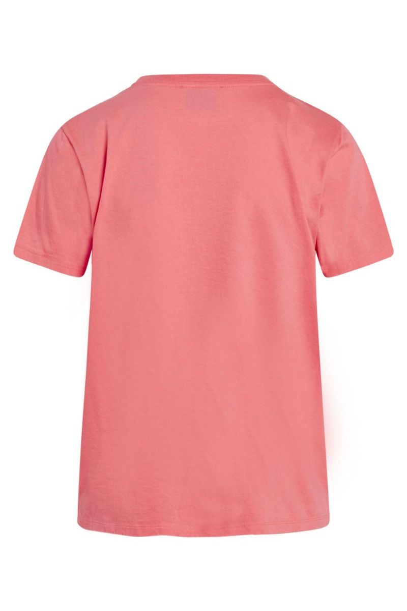 Mads Nørgaard - T-shirt - Single Organic Trenda - Strawberry Pink