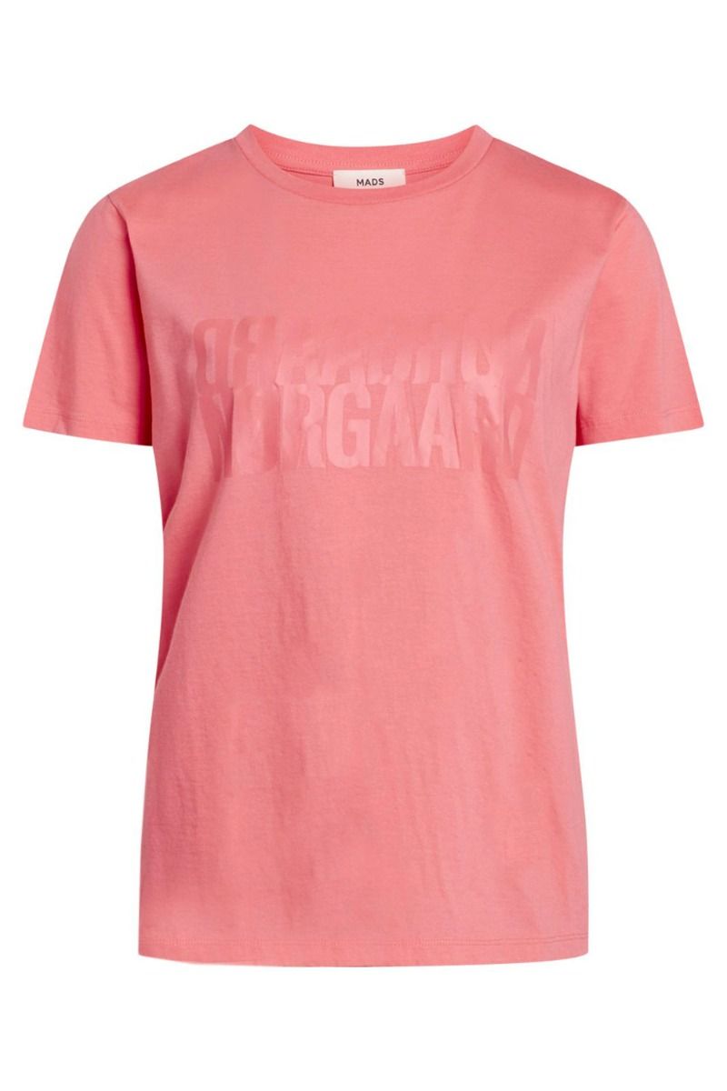 Mads Nørgaard - T-shirt - Single Organic Trenda - Strawberry Pink
