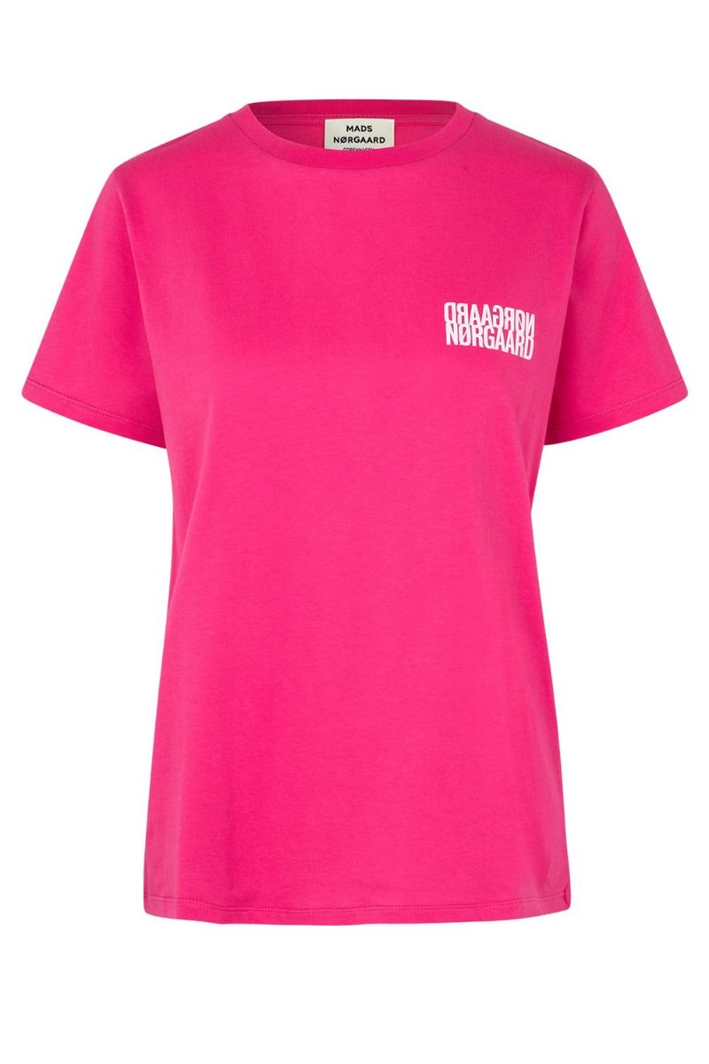 Mads Nørgaard - T-shirt - Trenda M Tee - Fuchsia Purple