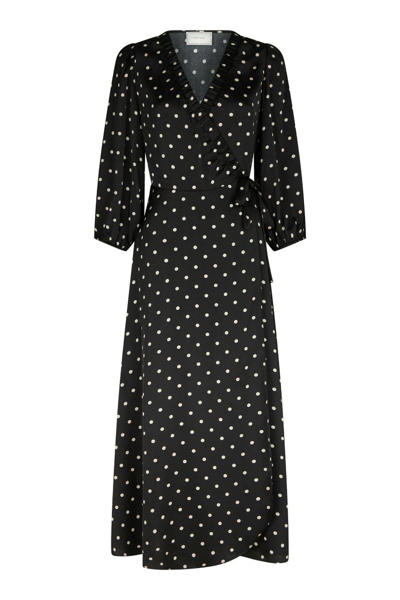 Neo Noir - Kjole - Malinga Dot Dress - Black 