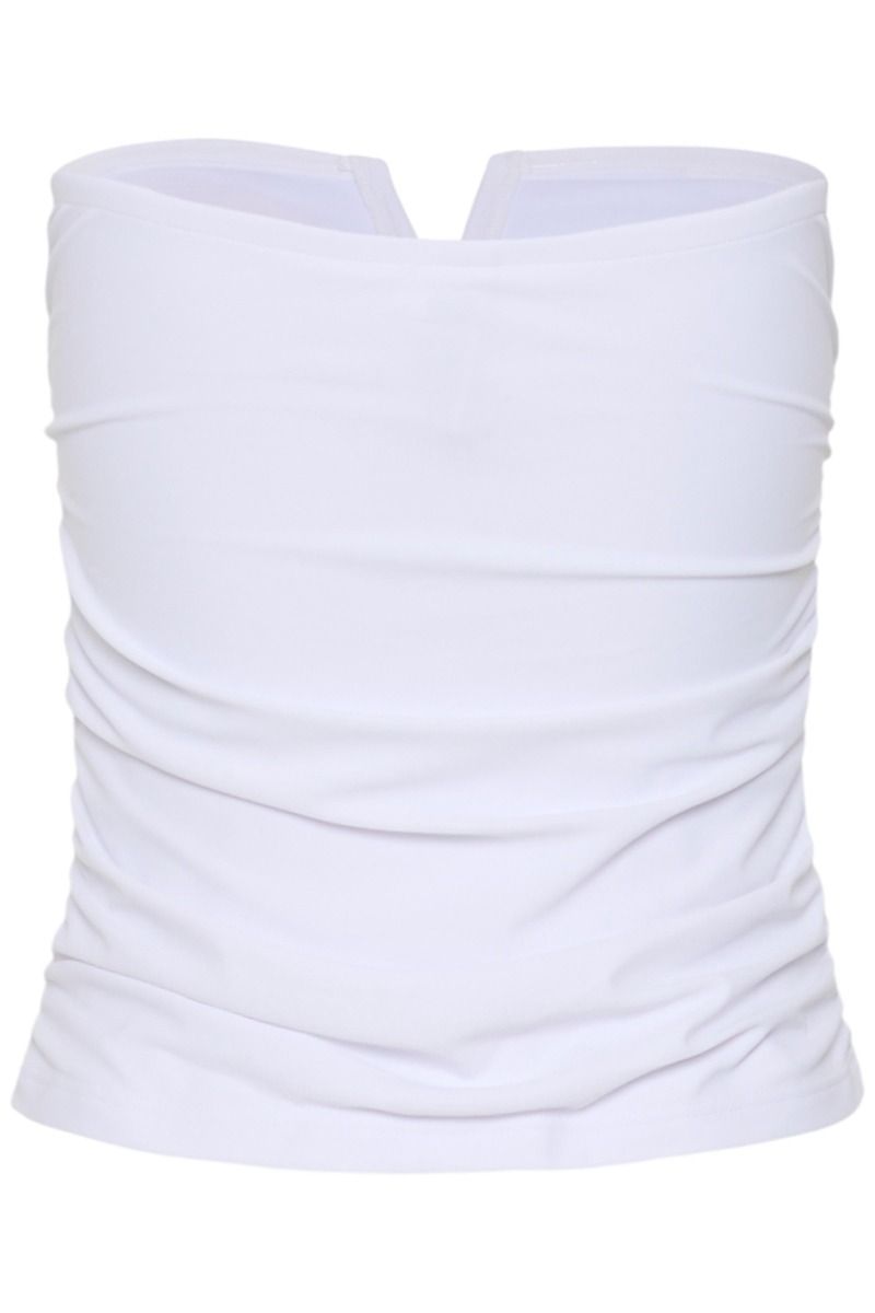 Gestuz - Top - GZmao Tube Top - Bright White (Levering slut april)