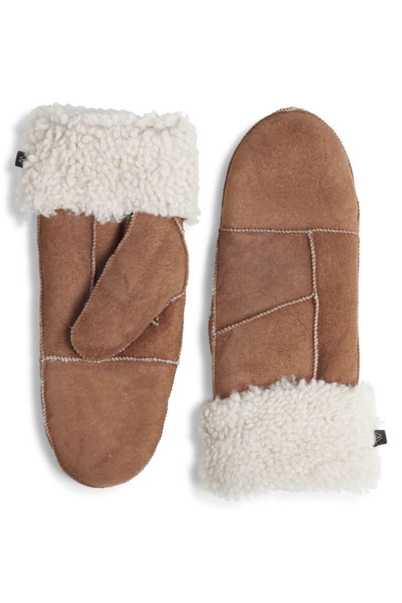 Markberg - Handsker - Bella Sheepskin Mitten - Hazel Brown