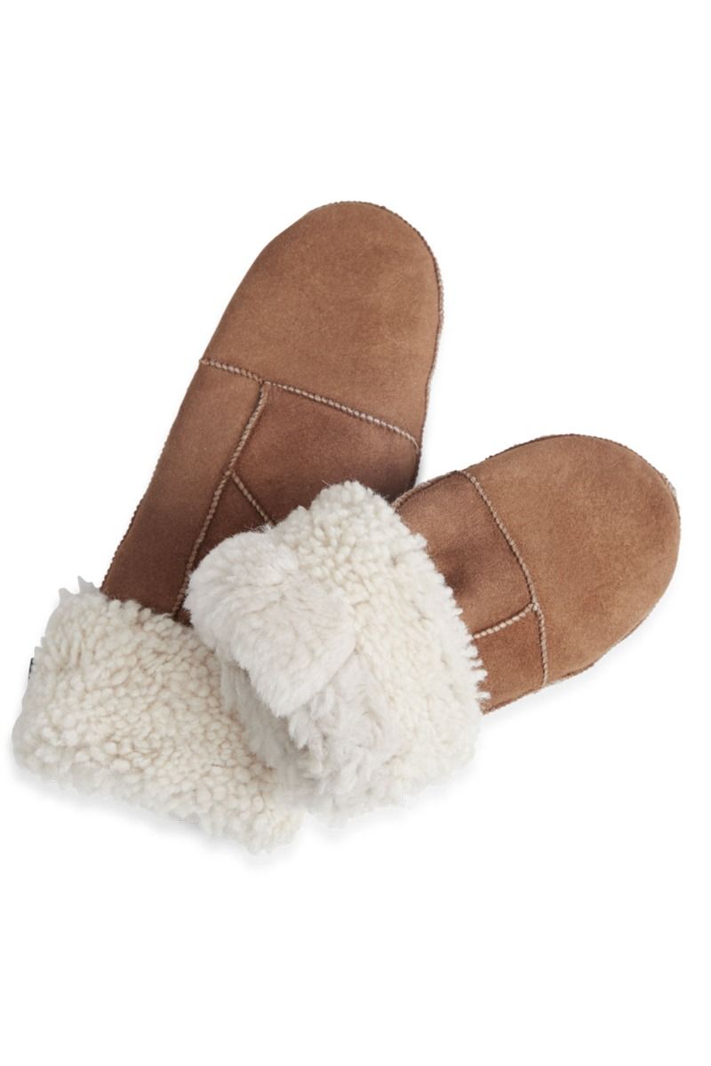 Markberg - Handsker - Bella Sheepskin Mitten - Hazel Brown