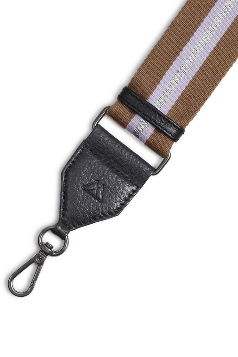 Markberg - Rem - FinleyMBG Guitar Strap - Black w/Cara/Lavender/Silver