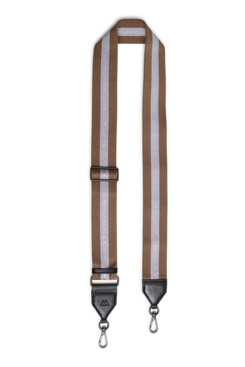 Markberg - Rem - FinleyMBG Guitar Strap - Black w/Cara/Lavender/Silver