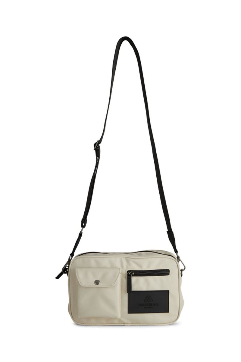 Markberg - Taske - Darla Crossbody Bag Recycled - White Sand w/Black