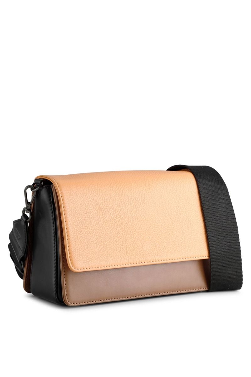 Markberg - Taske - AnniMBG Crossbody Bag - Mix Apricot Mix w/Black