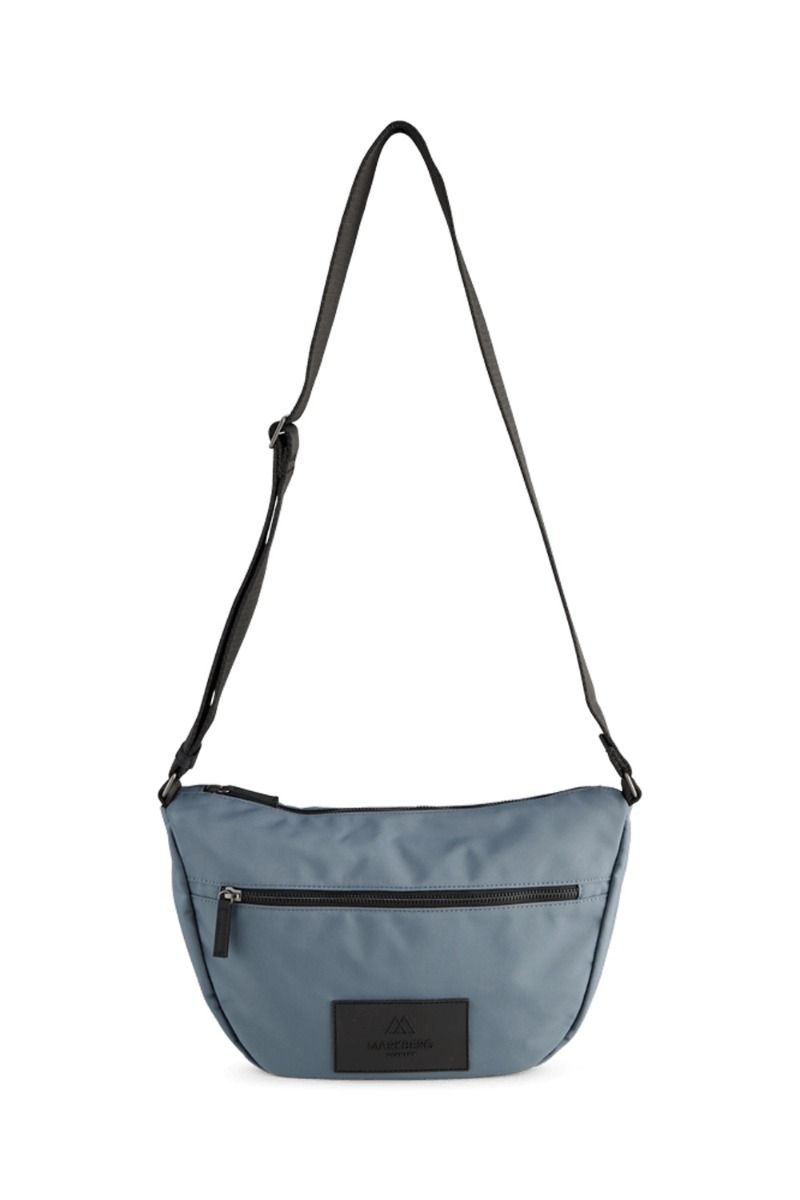 Markberg - Taske - CasieMBG Large Crossb., Recyc - Dusty Blue w/Black