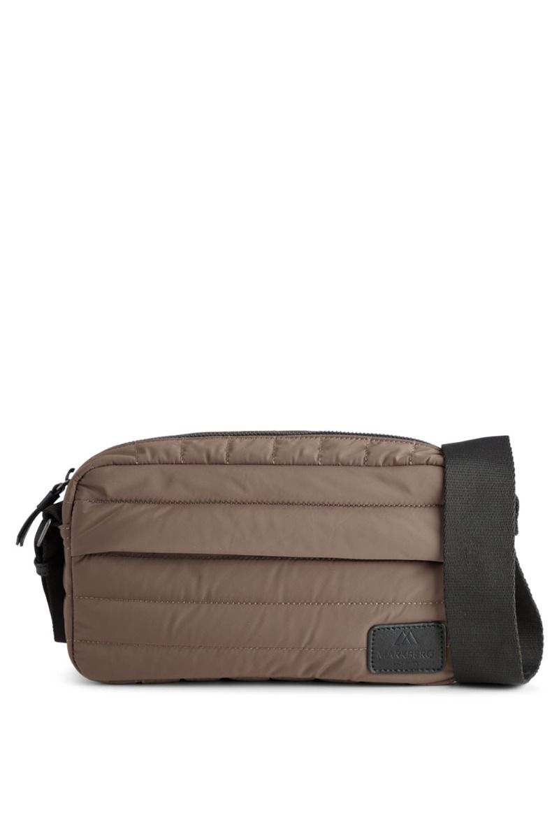 Markberg - Taske - Dagmar Crossbody Bag - Recycled Puffer - Earth w/Black