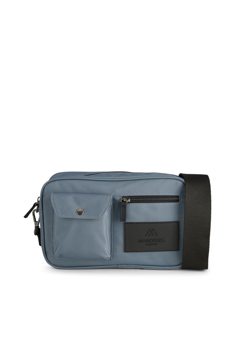Markberg - Taske - DarlaMBG Cross. Bag, Recycled - Dusty Blue w/Black