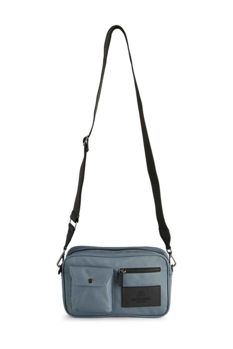 Markberg - Taske - DarlaMBG Cross. Bag, Recycled - Dusty Blue w/Black