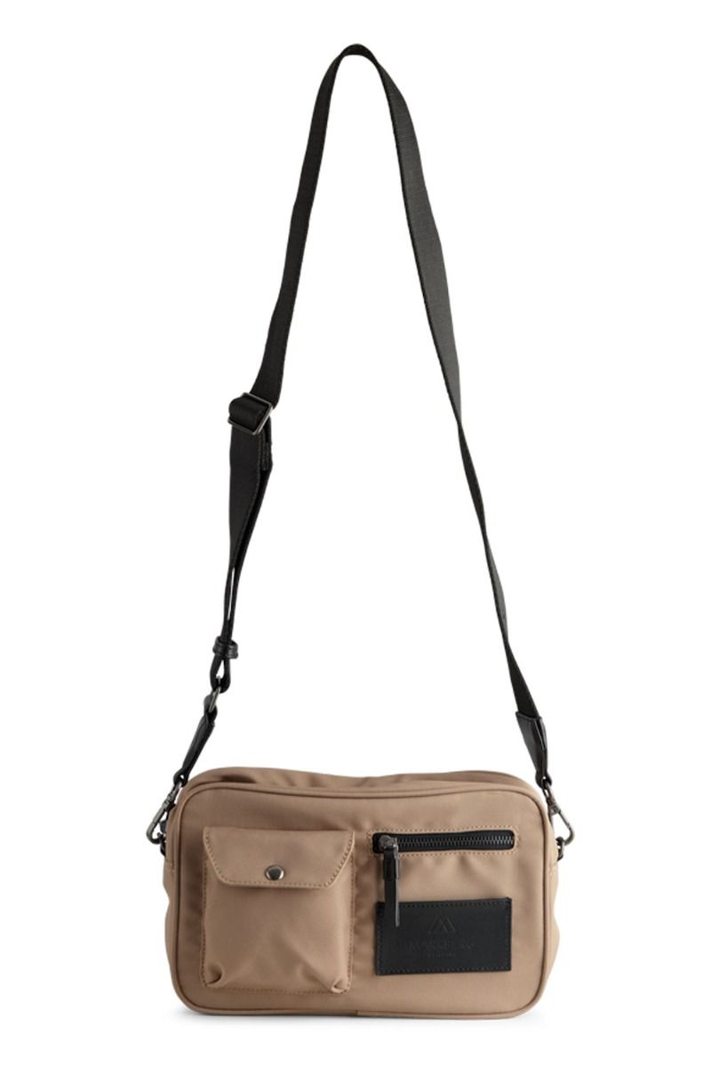 Markberg - Taske - Darla Crossbody Bag Recycled - Taupe w/Black