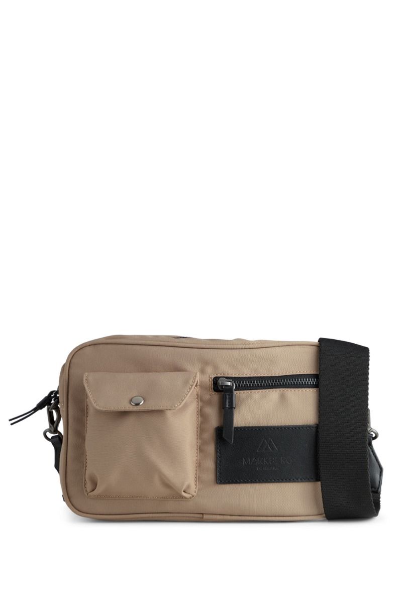 Markberg - Taske - Darla Crossbody Bag Recycled - Taupe w/Black