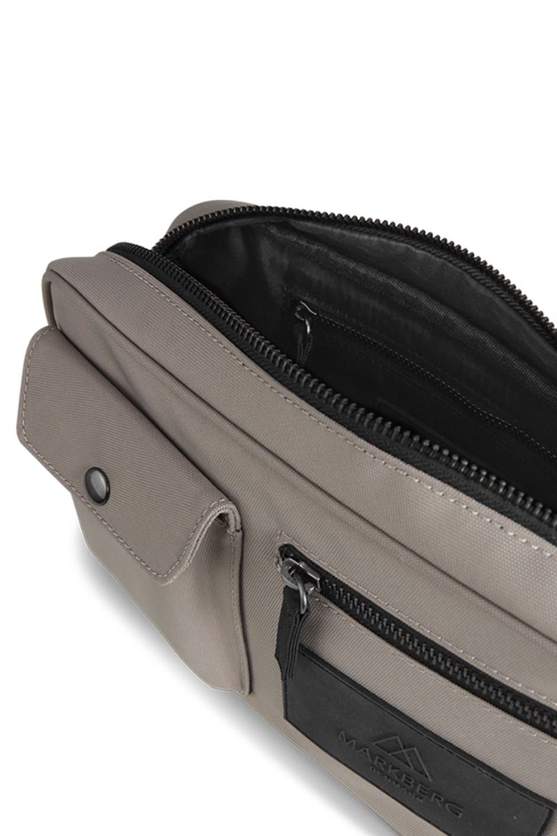 ❤︎ Markberg - Taske - DarlaMBG Cross. Bag, Recycled - Grey Taupe w/Black