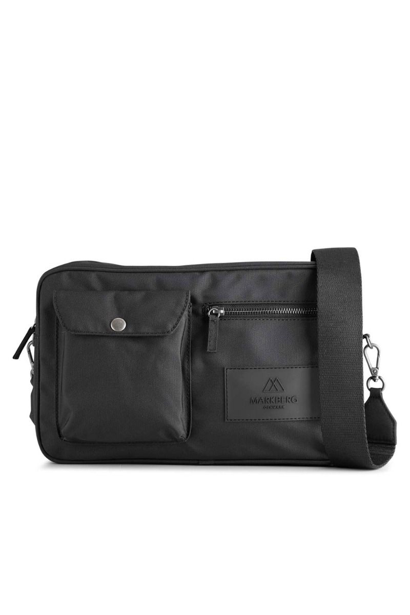Markberg - Taske - Darla Large Cross., Recycle - Black w/Black