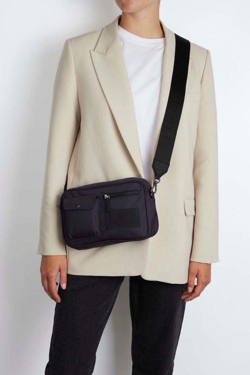 ❤︎ Markberg - Taske - DarlaMBG Cross. Bag, Recycled - Nocturnal Purple w/Black