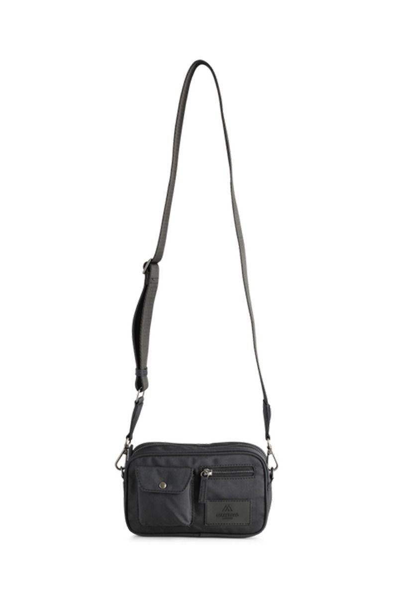 Markberg - Taske - Darla Small Cross., Recycle - Black w/Black