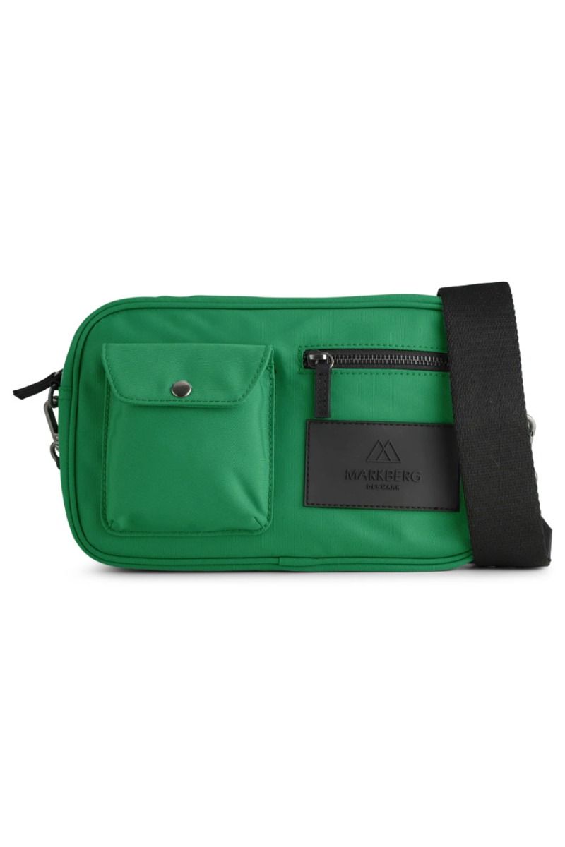 Markberg - Taske - Darla Cross. Bag, Recycled - Jungle Green w/Black