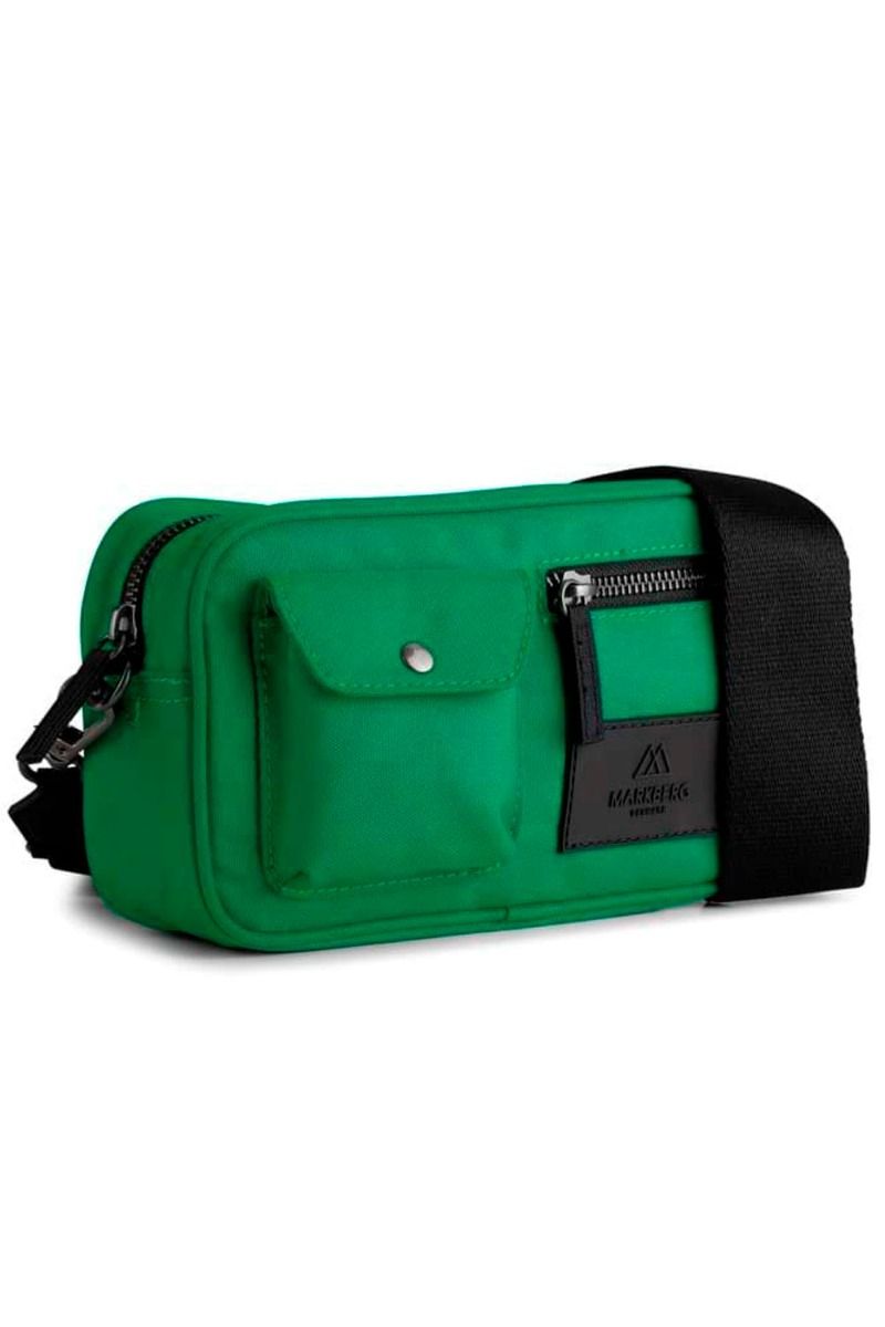 Markberg - Taske - Darla Small Cross., Recycle - Jungle Green w/Black